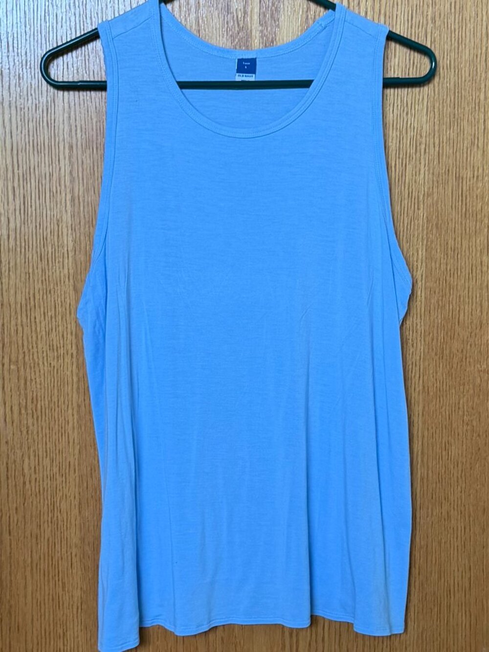 Luxe Soft Swing Tank Top Light Blue Size Large